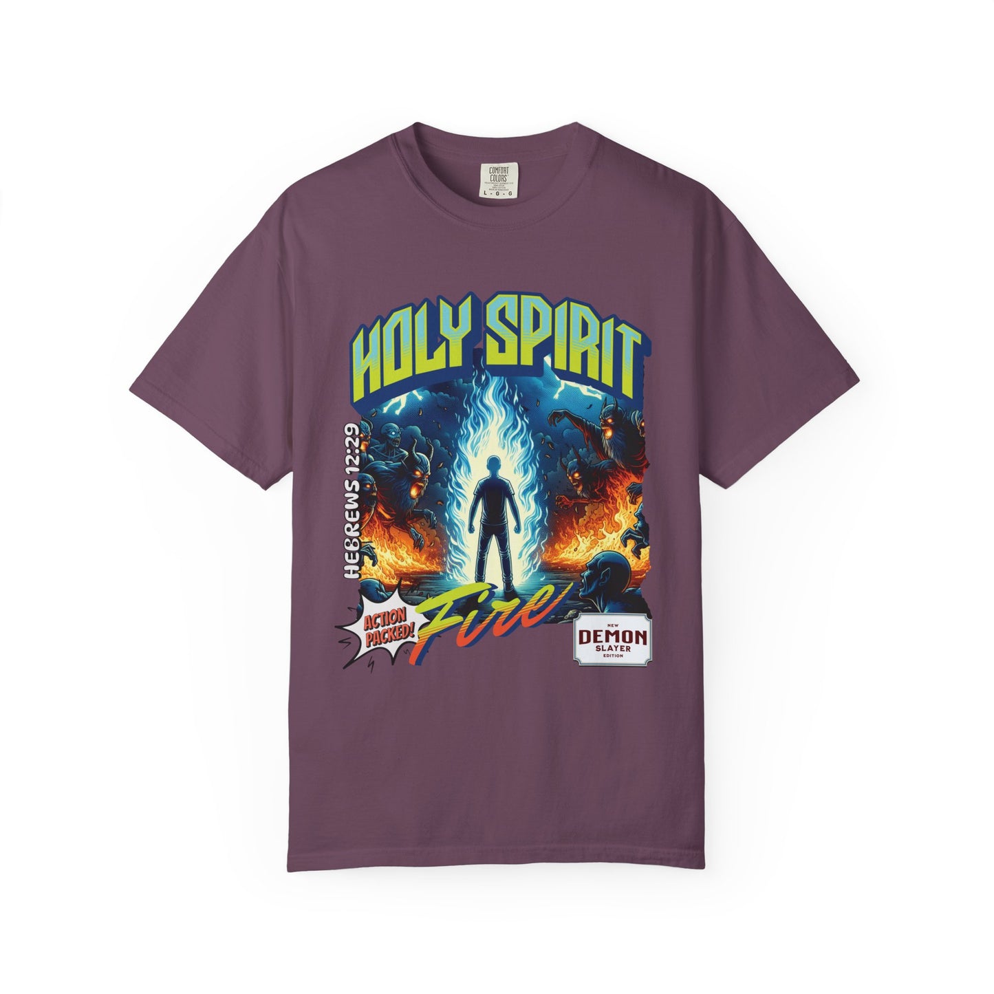 Holy Spirit Fire - Vintage Comic Book Christian Tee