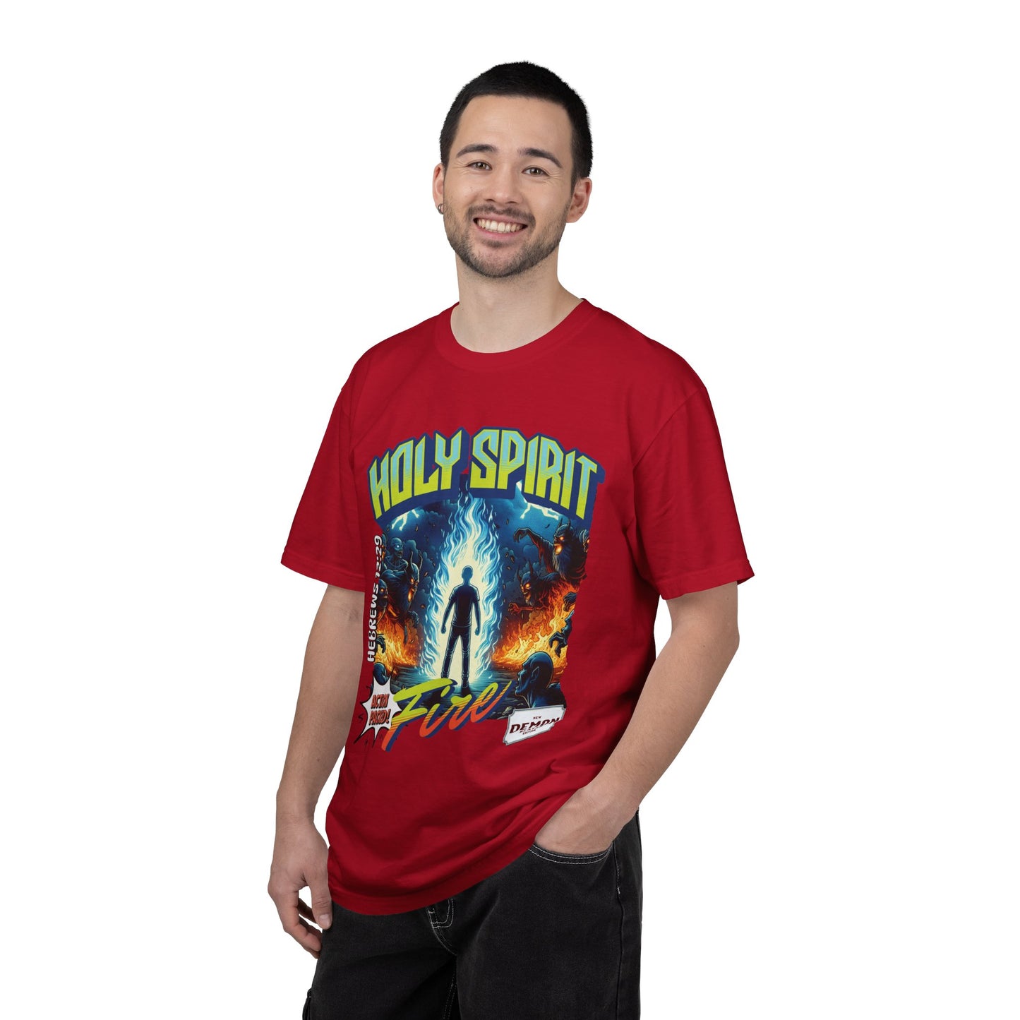 Holy Spirit Fire - Vintage Comic Book Christian Tee
