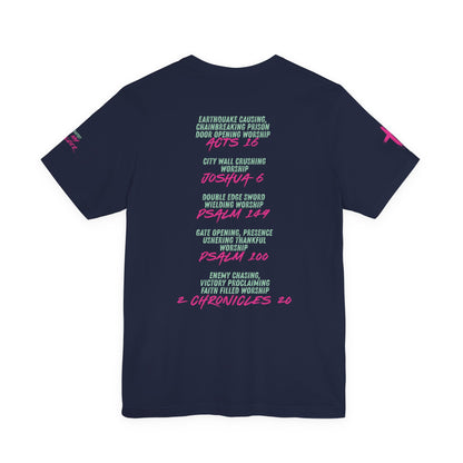Worship is Warfare - Scripture Prayer Invitation Tee