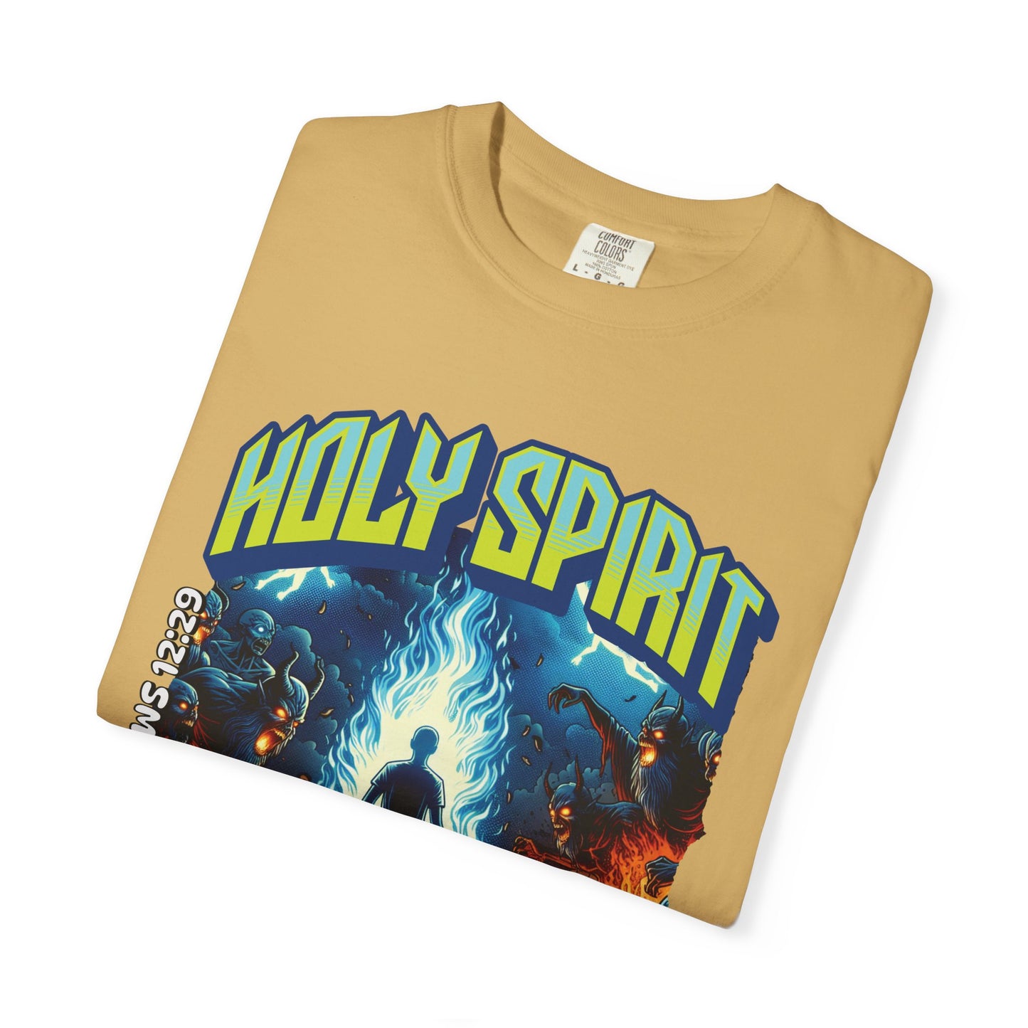 Holy Spirit Fire - Vintage Comic Book Christian Tee