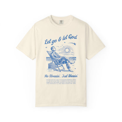 Let Go & Let God - Vintage Beach Faith Tee