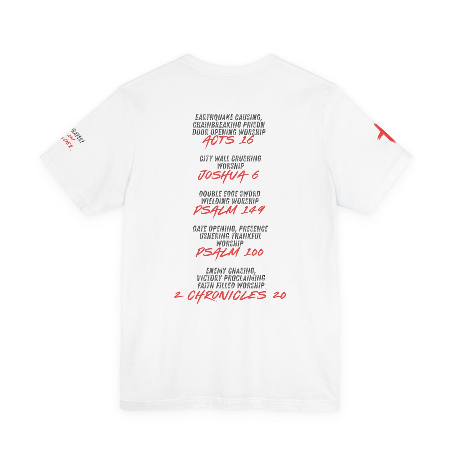 Worship is Warfare - Scripture Prayer Invitation Tee