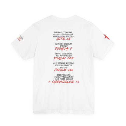 Worship is Warfare - Scripture Prayer Invitation Tee