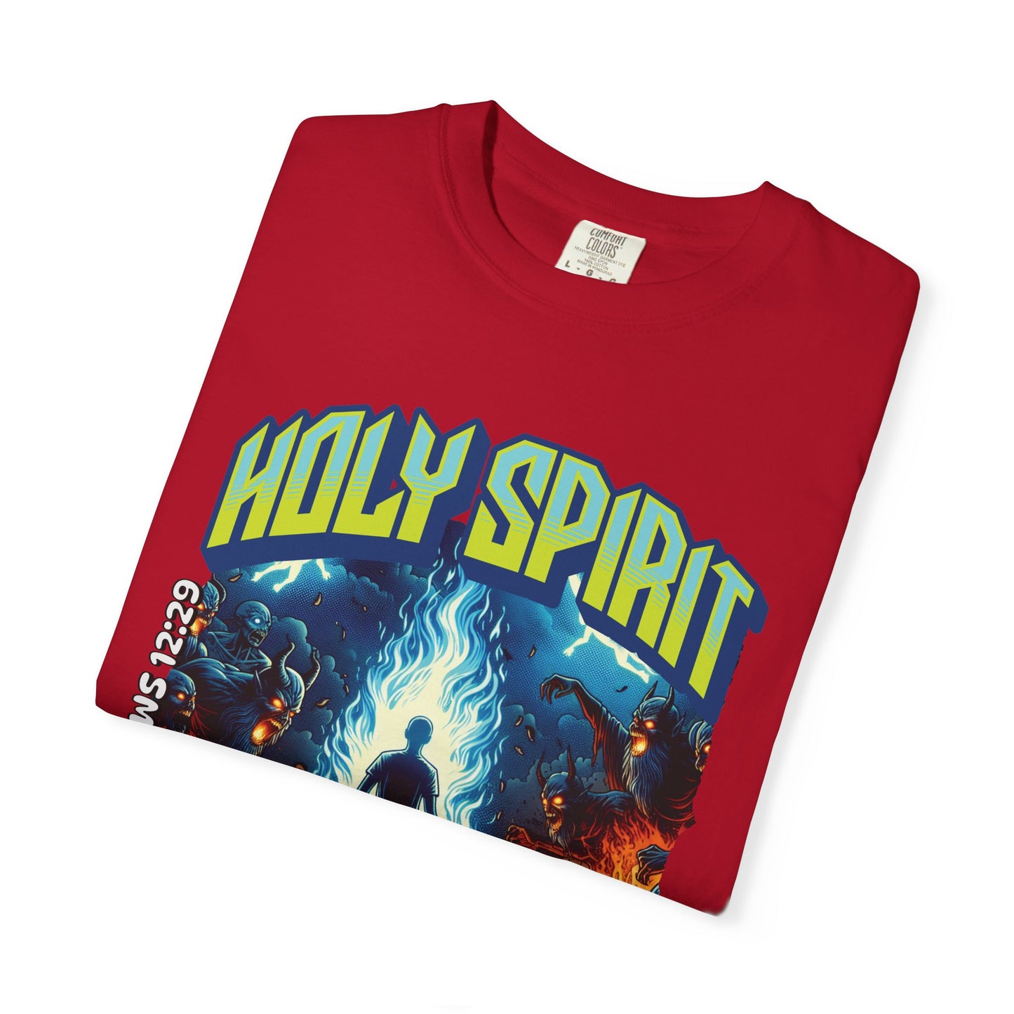 Holy Spirit Fire - Vintage Comic Book Christian Tee