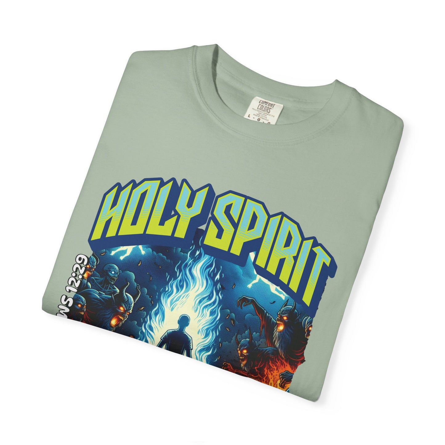 Holy Spirit Fire - Vintage Comic Book Christian Tee