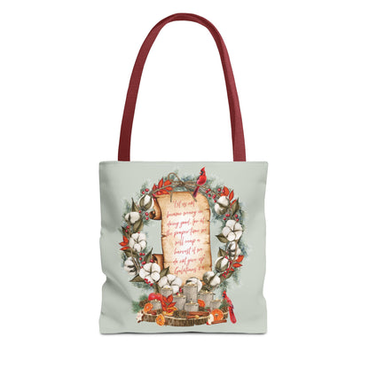 Winter Harvest Galatians 6:9 Tote Bag