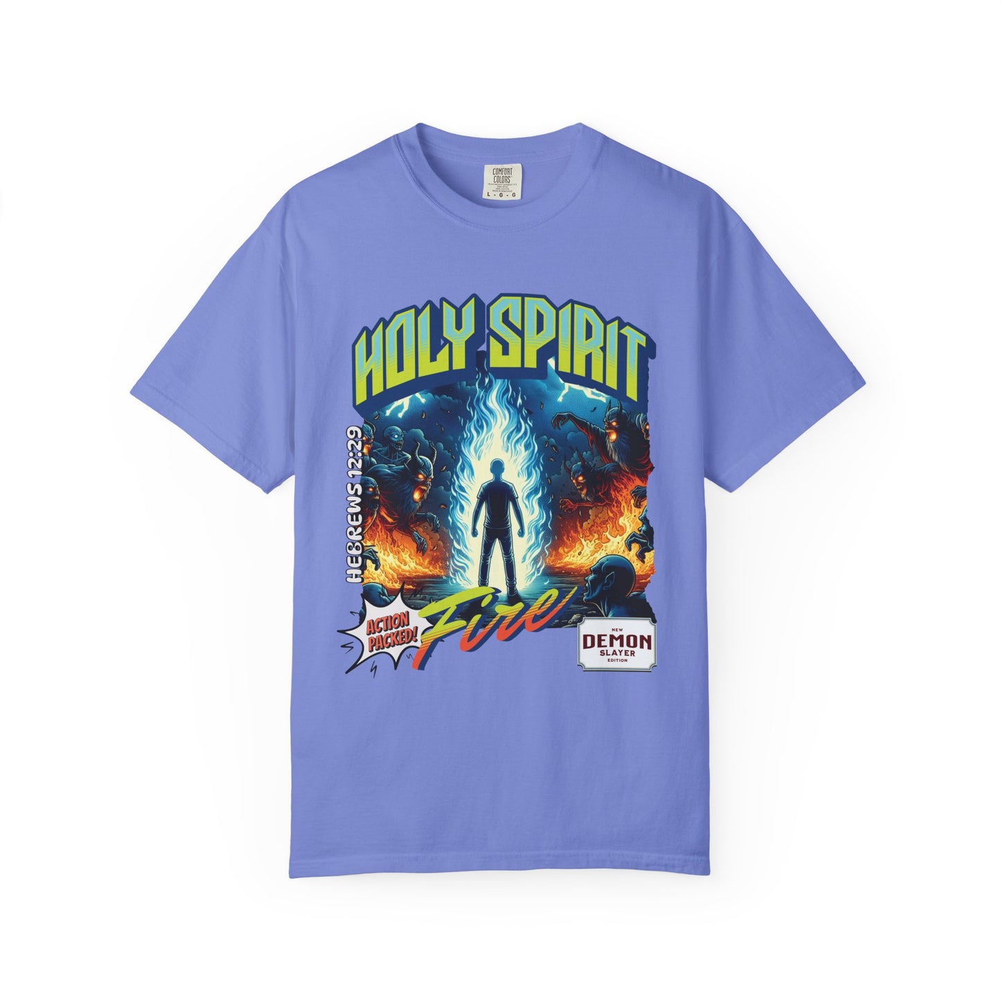 Holy Spirit Fire - Vintage Comic Book Christian Tee