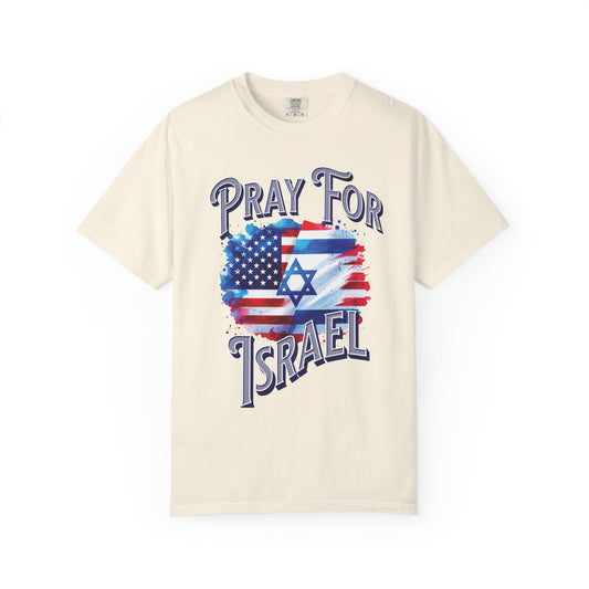 Pray for Israel - Scripture Support Christian Tee