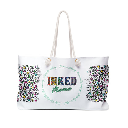Inked Mama - Cheetah Print Weekender Tote Bag