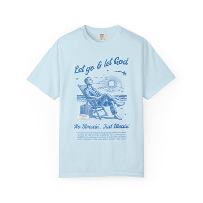 Let Go & Let God - Vintage Beach Faith Tee