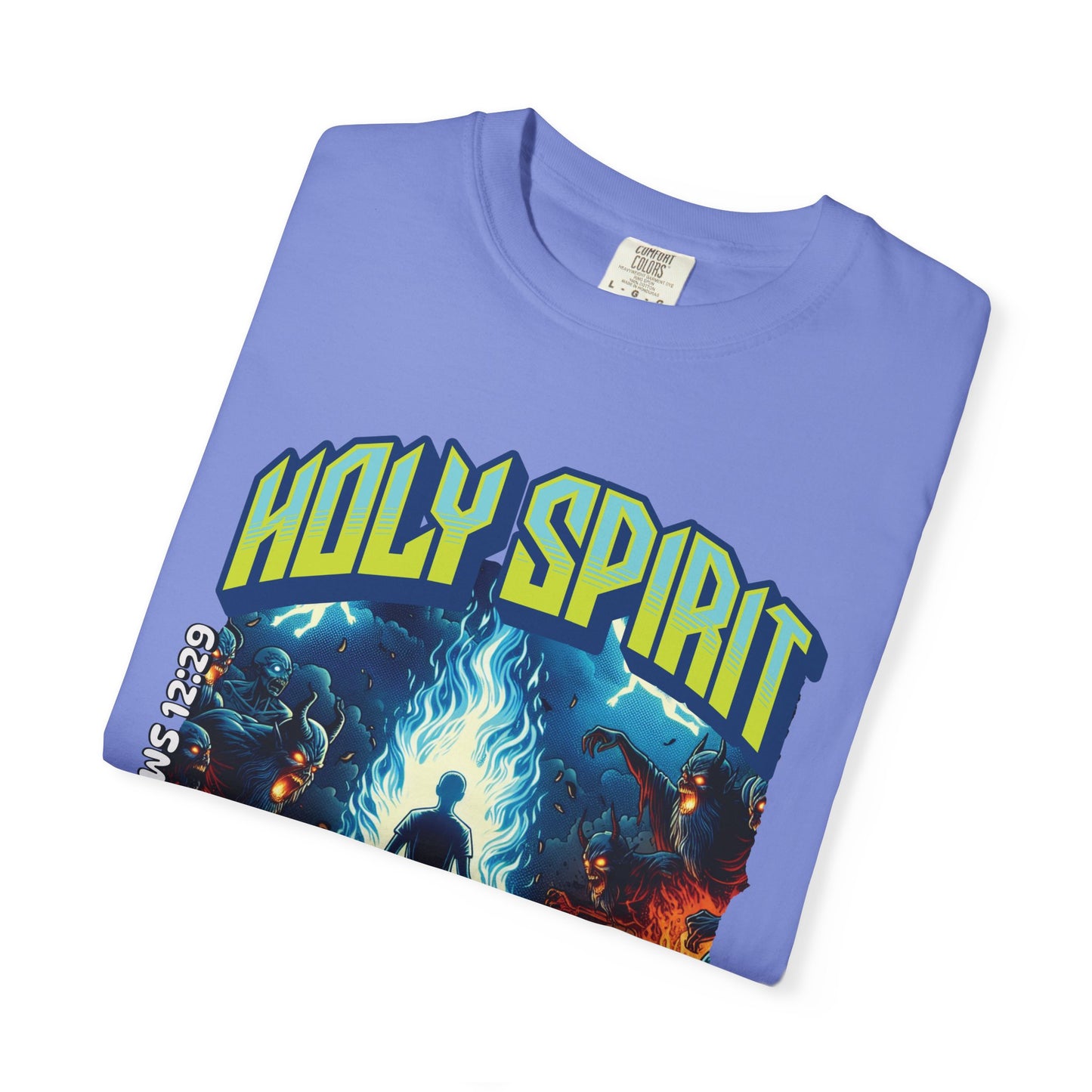 Holy Spirit Fire - Vintage Comic Book Christian Tee