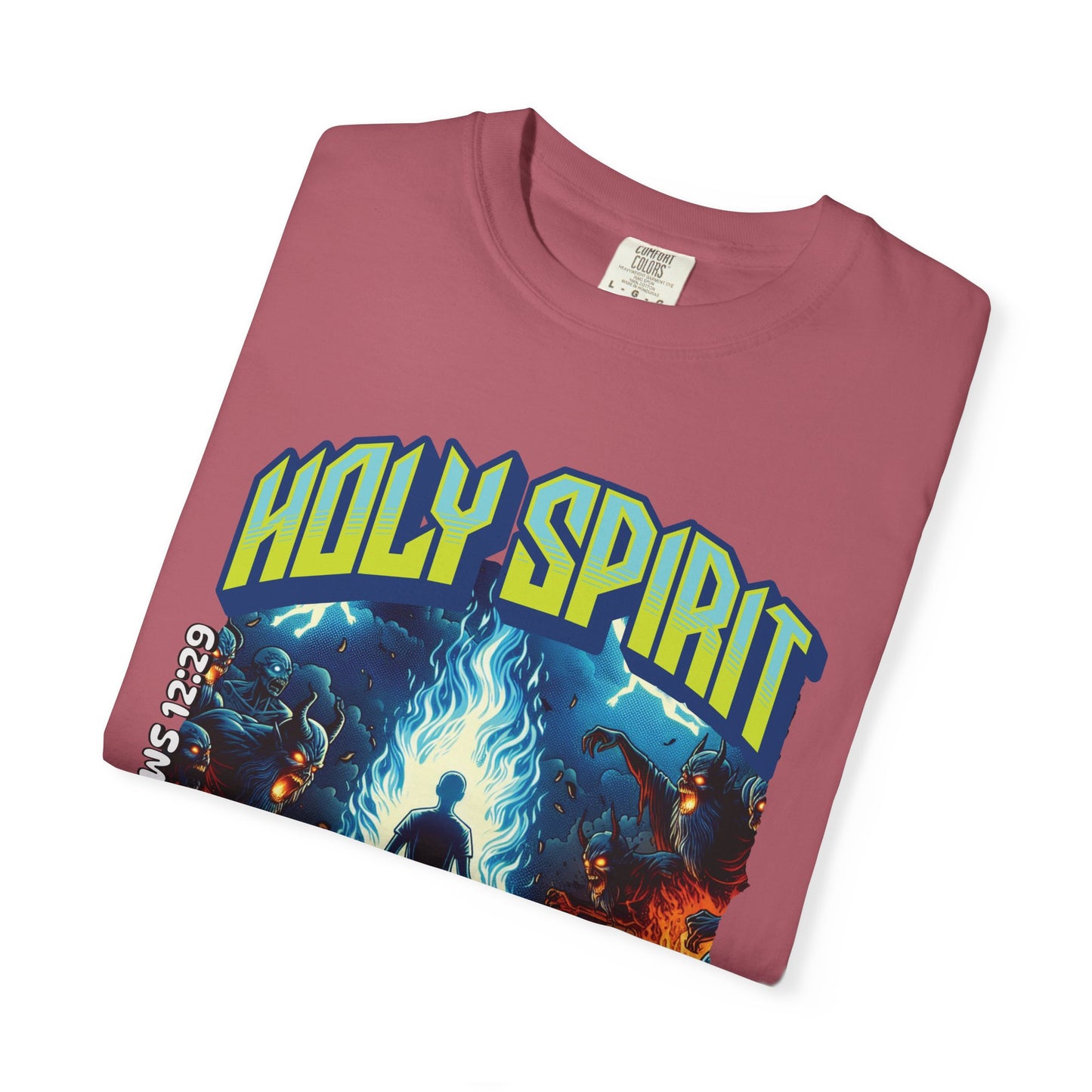 Holy Spirit Fire - Vintage Comic Book Christian Tee