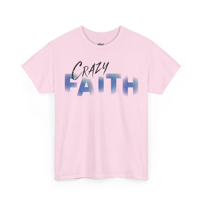 Crazy Faith - Galaxy Print Christian Tee