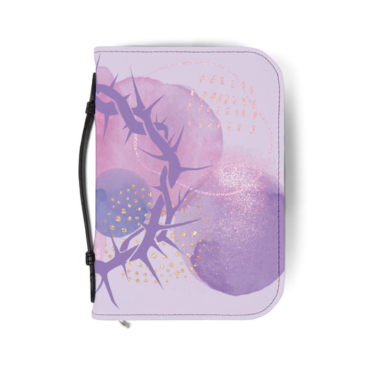 Feminine Faith Watercolor & Crown - Bible Cover