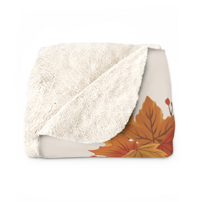 I Will Give You Rest - Matthew 11:28-30 Fall Sherpa Blanket