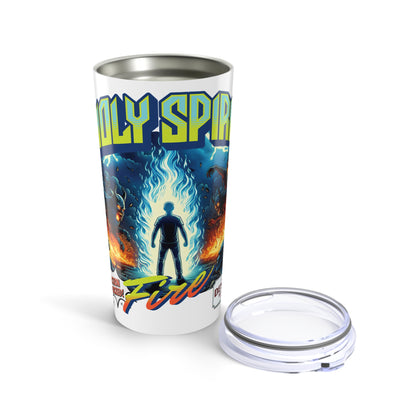 Holy Spirit Fire Comic Style - Tumbler 20oz
