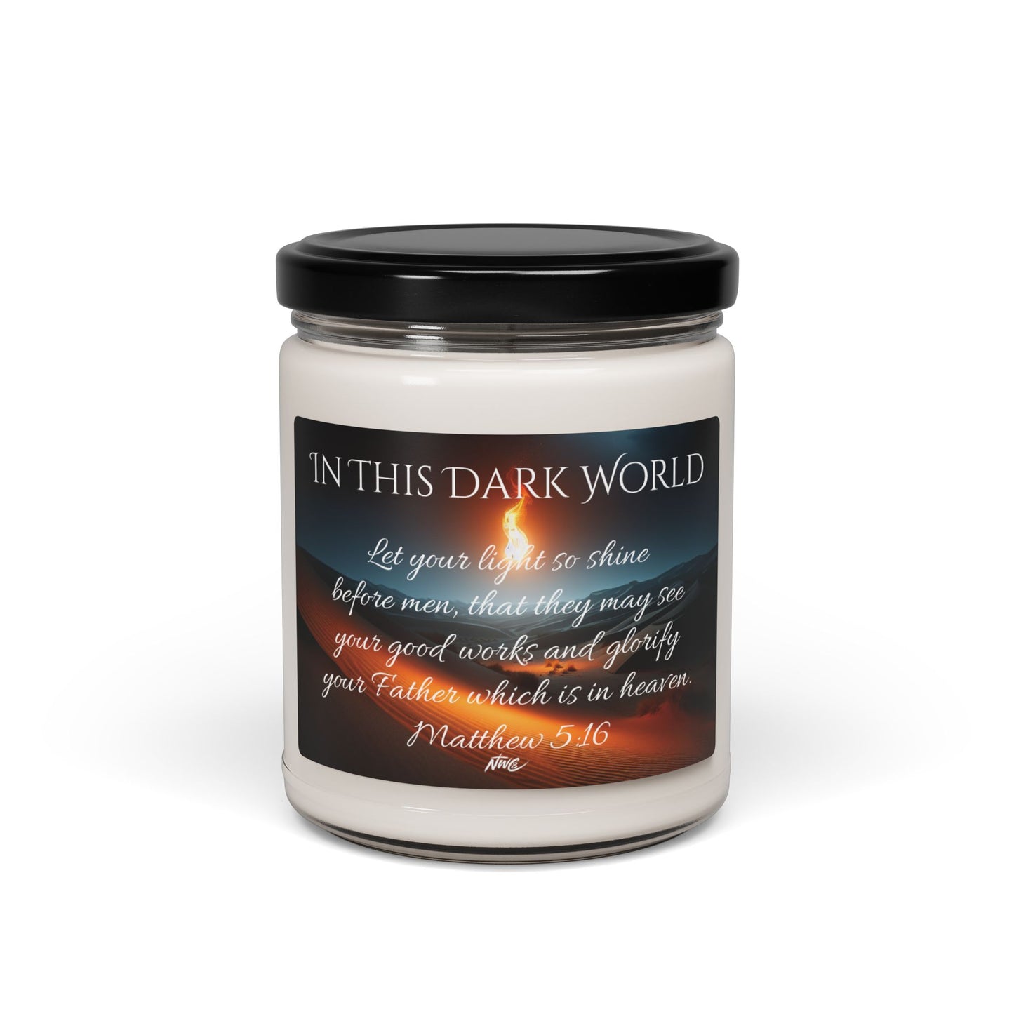Let Your Light Shine - Matthew 5:16 Soy Candle 9oz