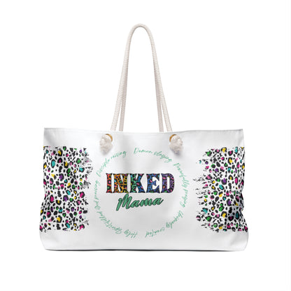 Inked Mama - Cheetah Print Weekender Tote Bag
