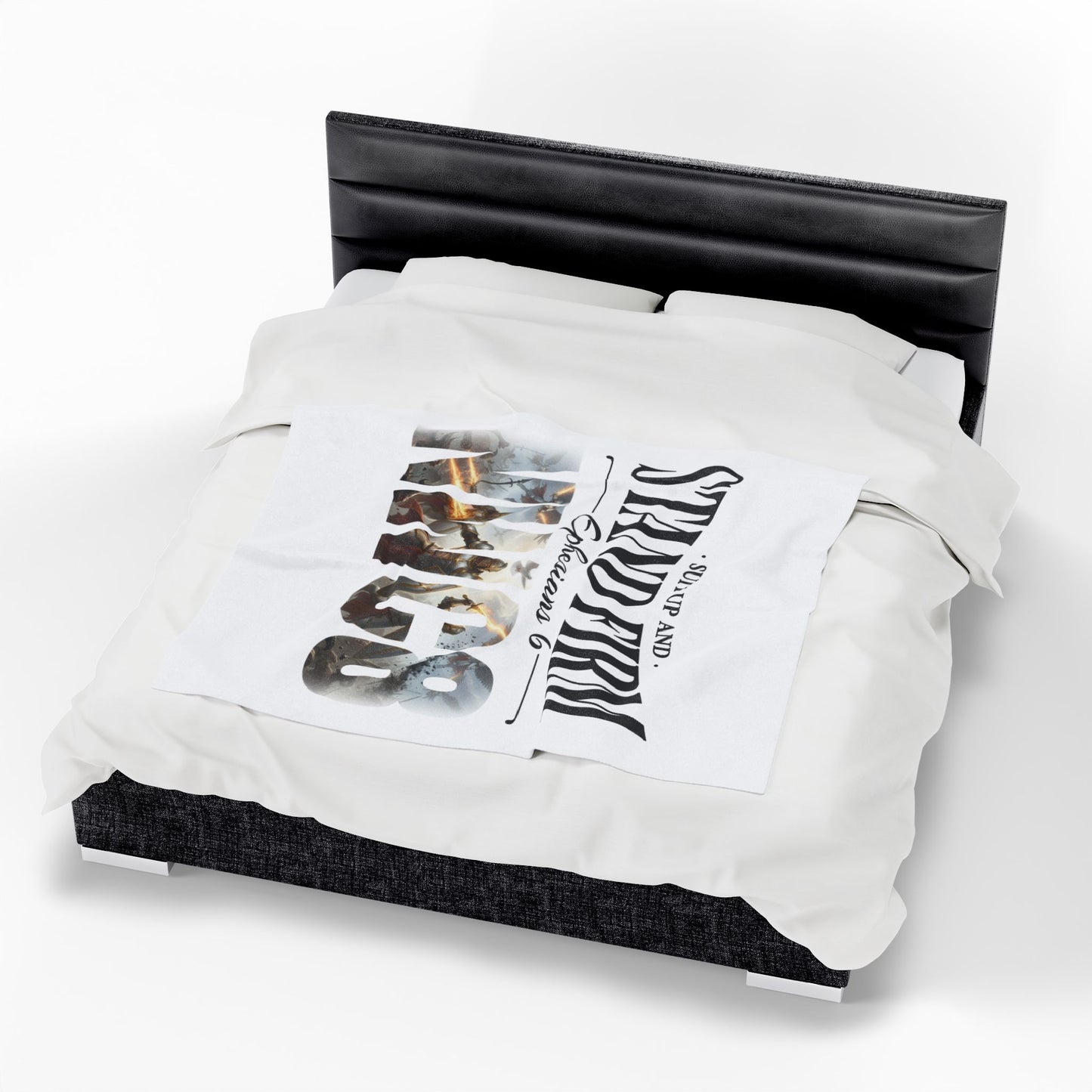 Suit Up and Stand Firm Ephesians 6 - Plush Blanket