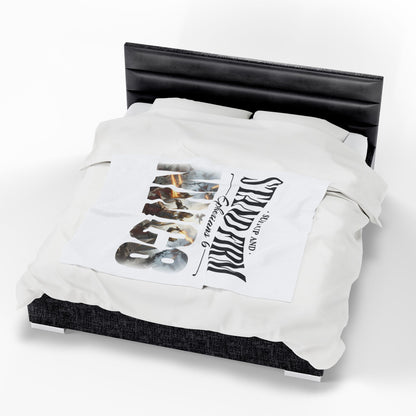 Suit Up and Stand Firm Ephesians 6 - Plush Blanket