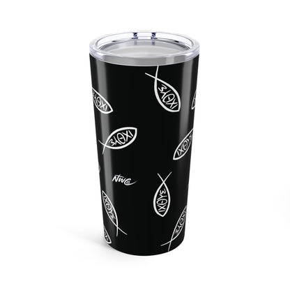 Jesus Ichthys Fish Pattern - Tumbler 20oz