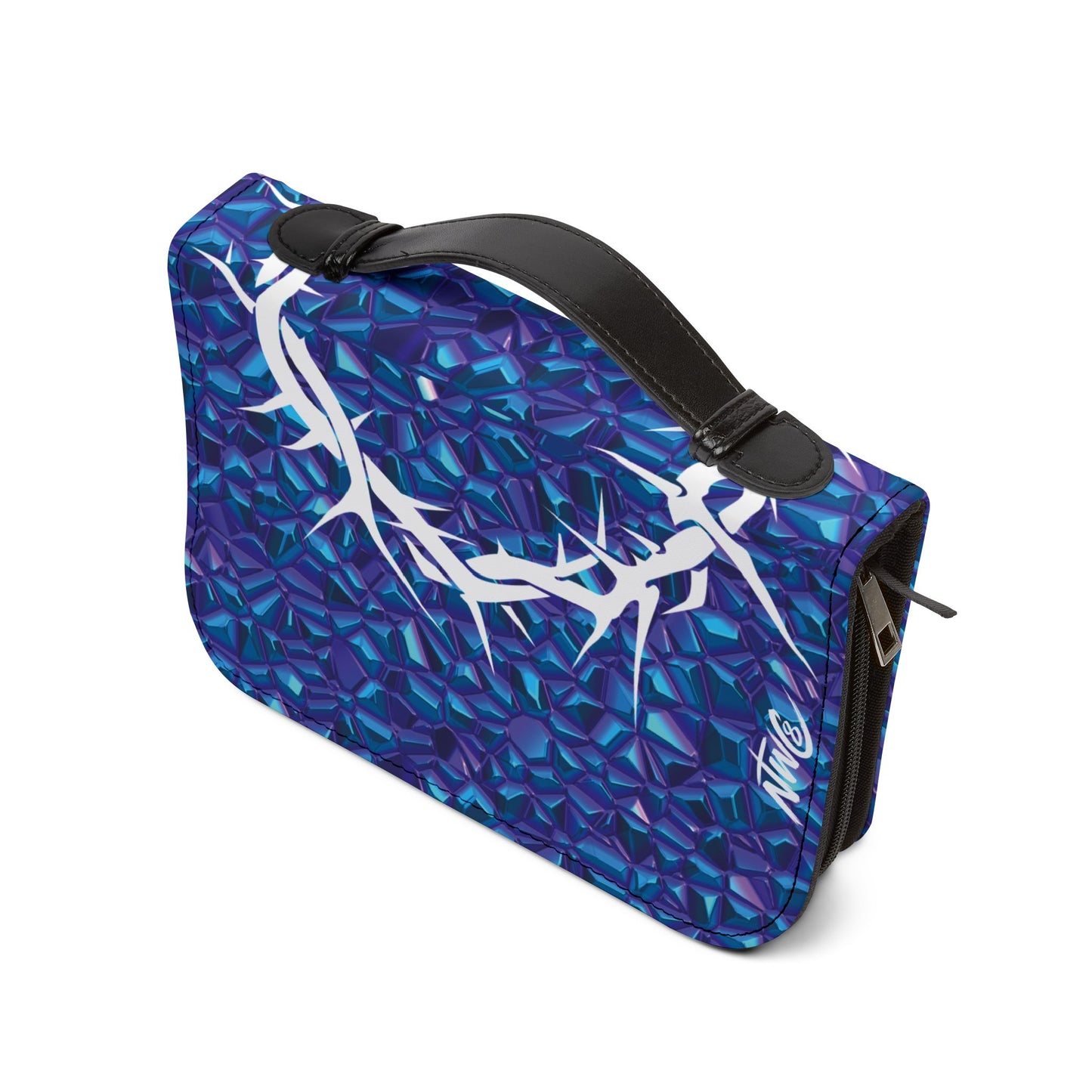 Vibrant Jewel & Crown Bible Cover