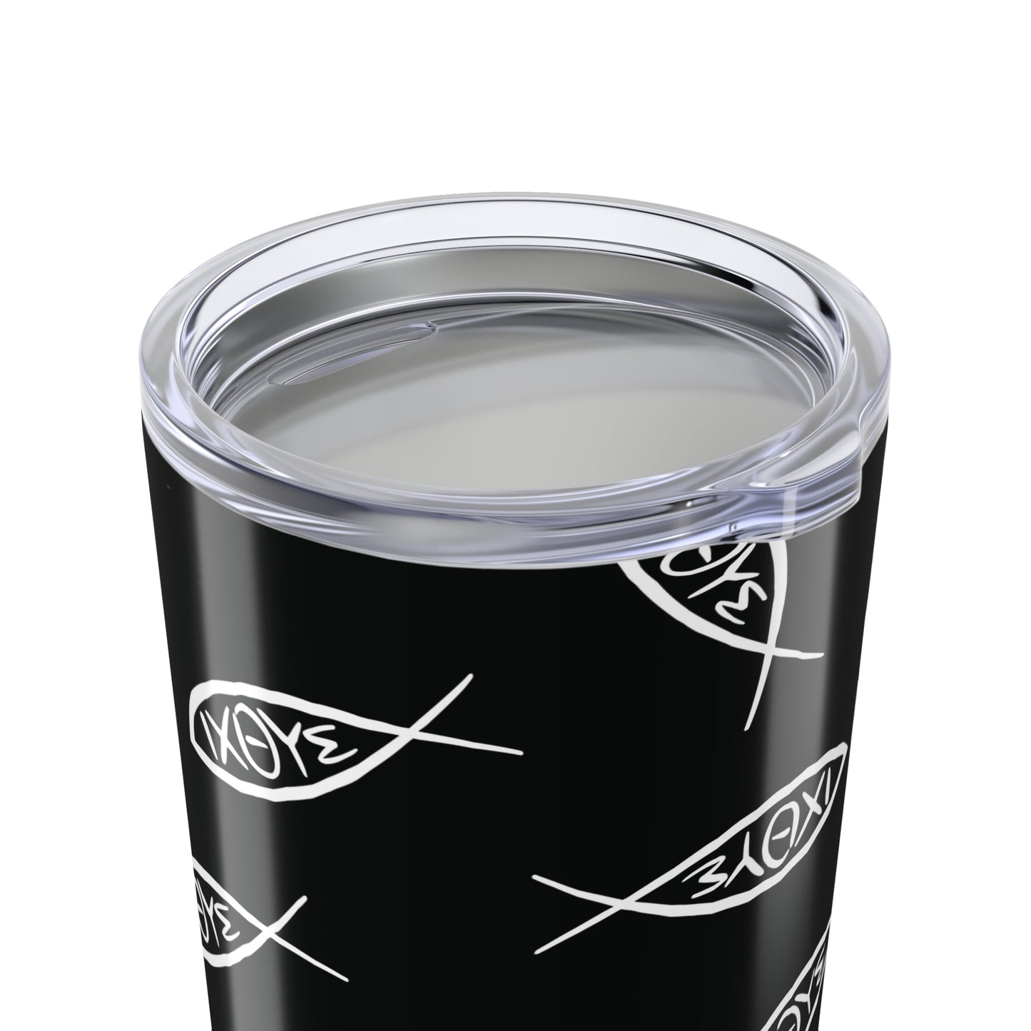 Jesus Ichthys Fish Pattern - Tumbler 20oz
