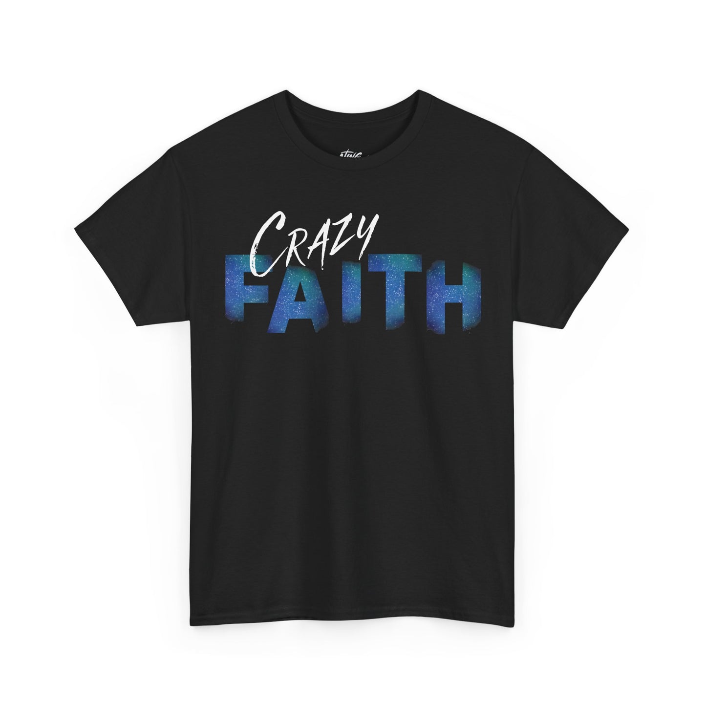 Crazy Faith - Galaxy Print Christian Tee