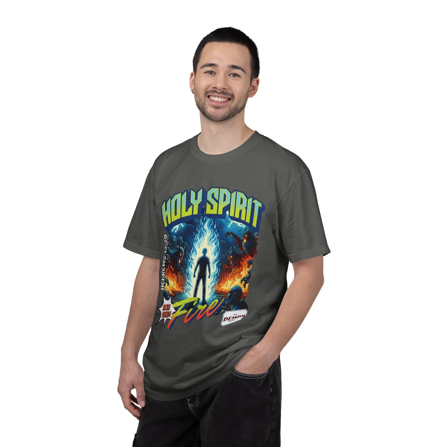 Holy Spirit Fire - Vintage Comic Book Christian Tee