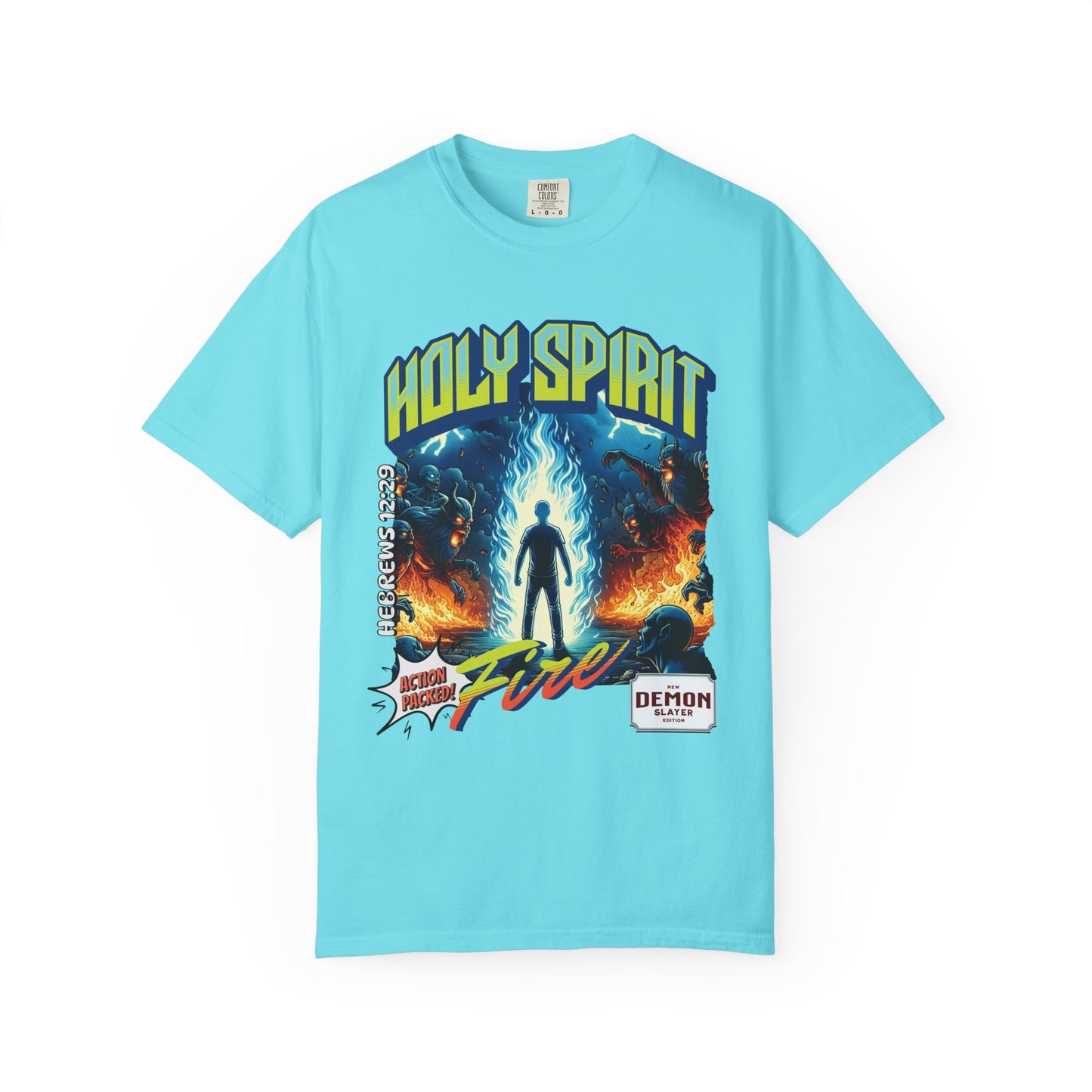 Holy Spirit Fire - Vintage Comic Book Christian Tee