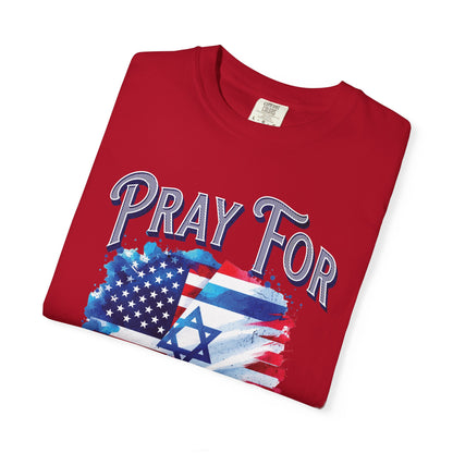 Pray for Israel - Scripture Support Christian Tee
