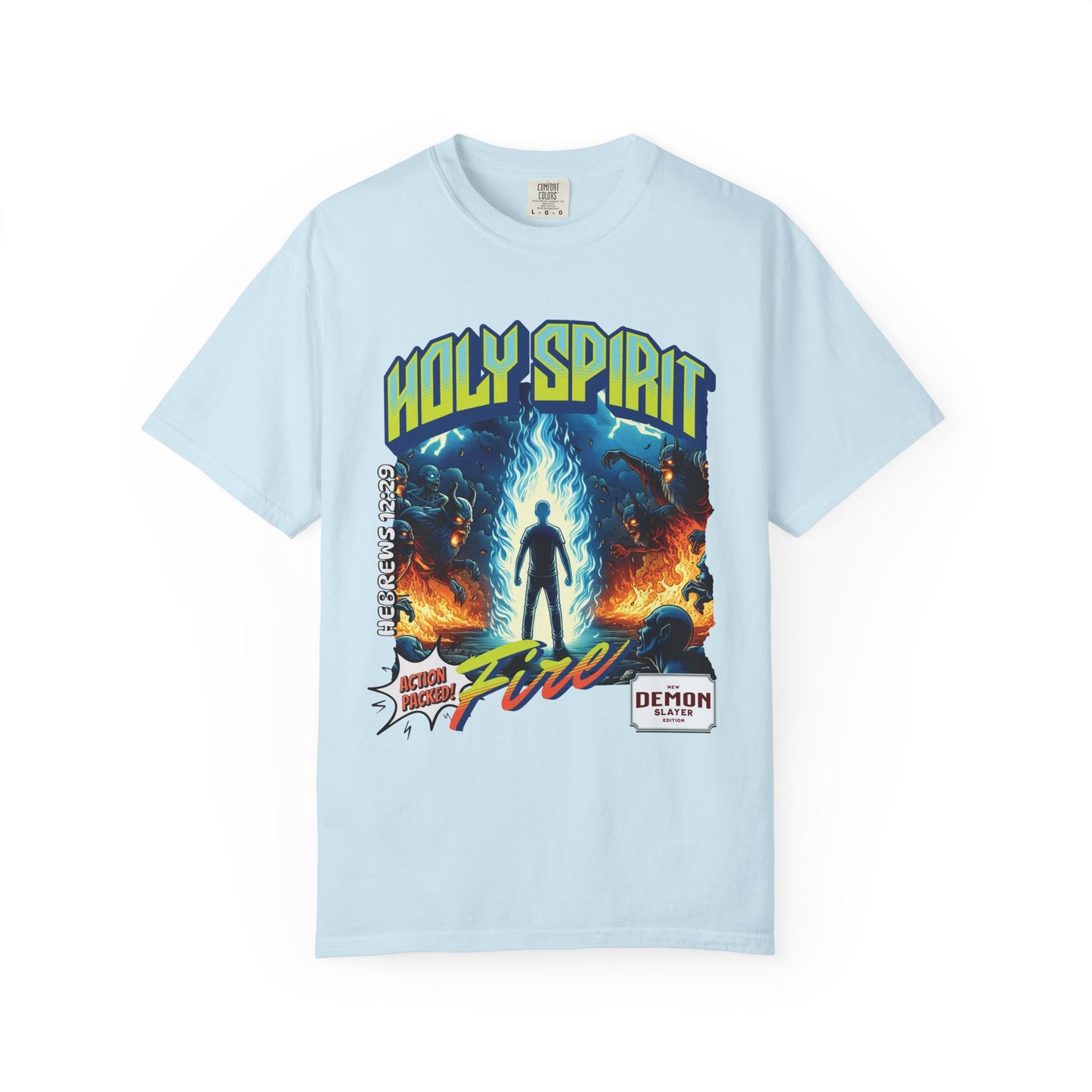Holy Spirit Fire - Vintage Comic Book Christian Tee