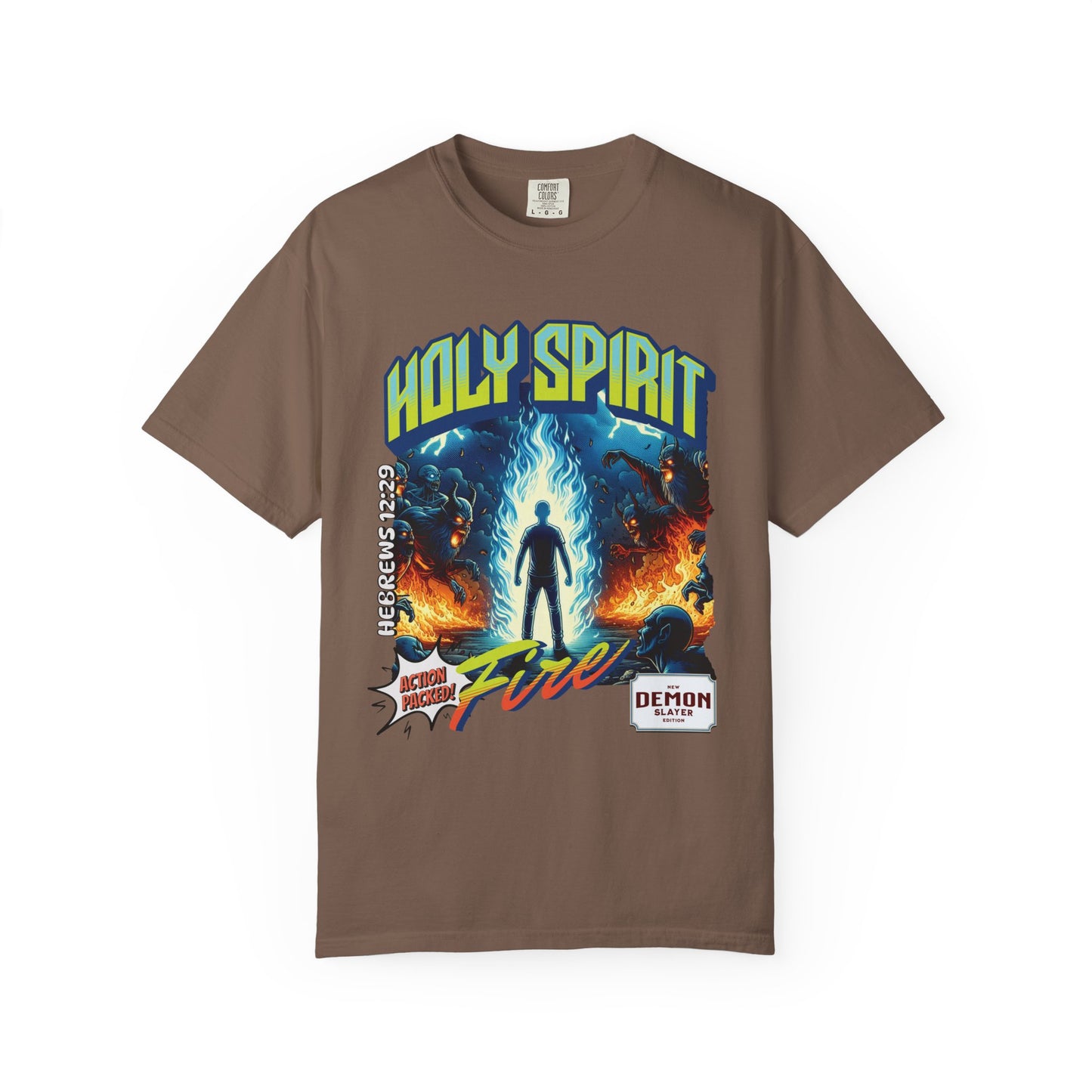 Holy Spirit Fire - Vintage Comic Book Christian Tee