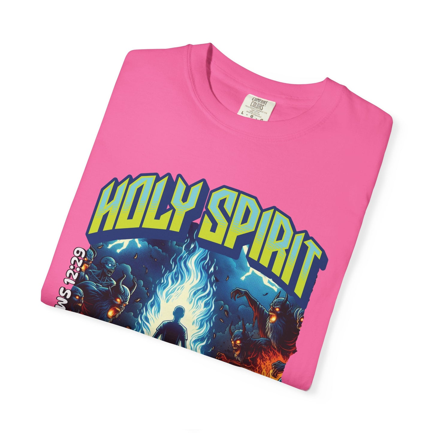 Holy Spirit Fire - Vintage Comic Book Christian Tee