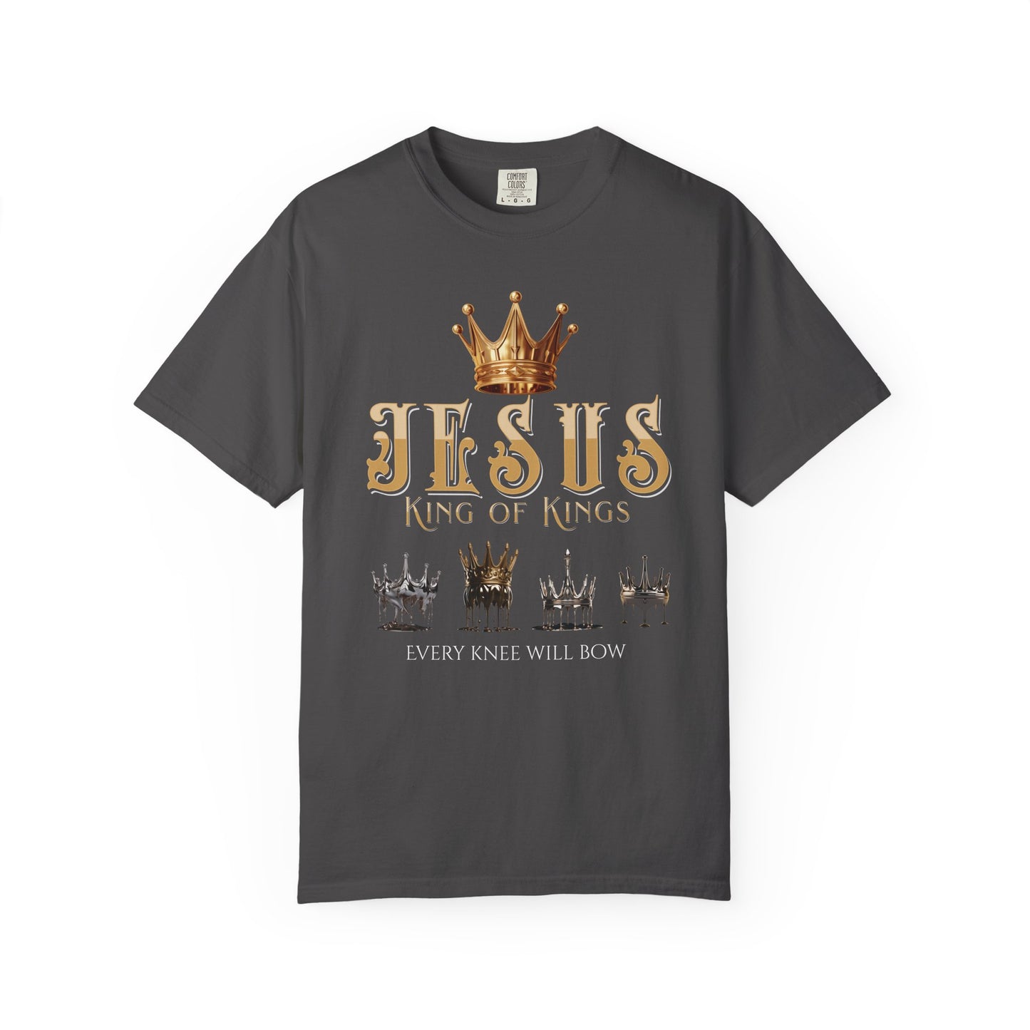 Jesus King of Kings - Every Knee Will Bow Christian Tee