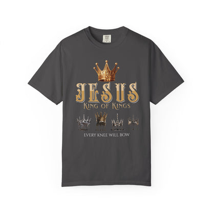 Jesus King of Kings - Every Knee Will Bow Christian Tee