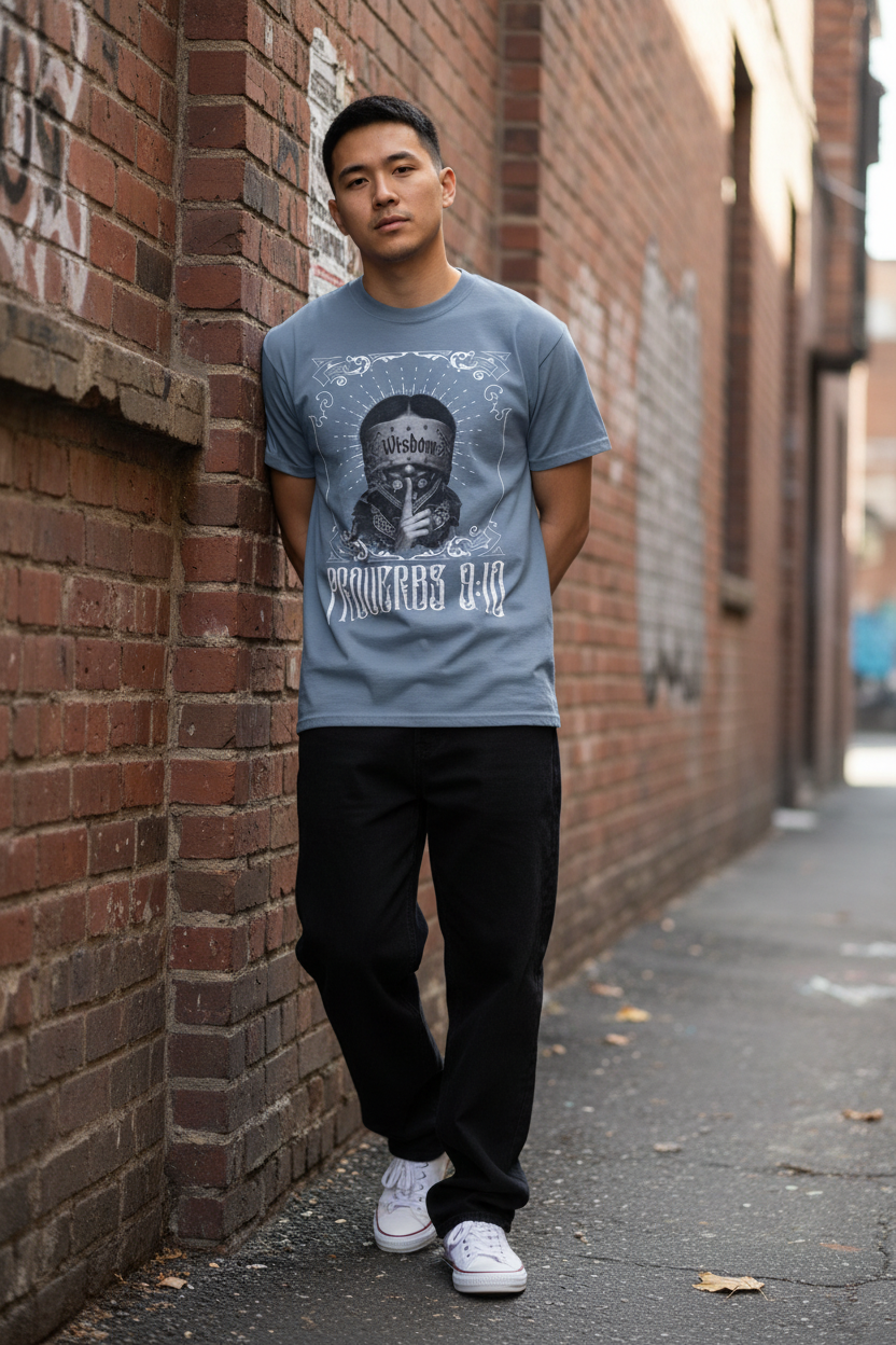 Wisdom - Proverbs 9:10 Christian Graphic T-Shirt