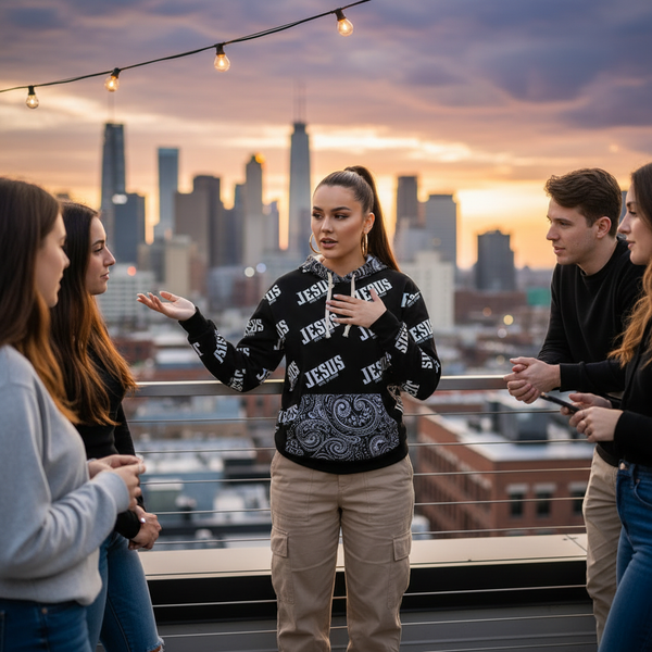 Rooftop Sunset Testimony