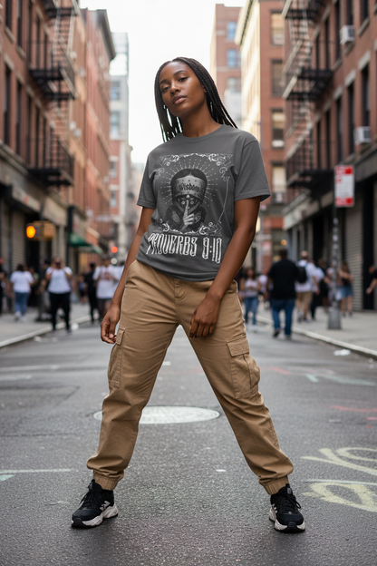 Wisdom - Proverbs 9:10 Christian Graphic T-Shirt